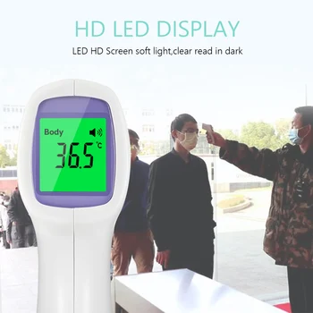 

Infrared Forehead Thermometer Accurate Digital Non-Contact Thermometer Temperature Measurement with LCD Display for Infants