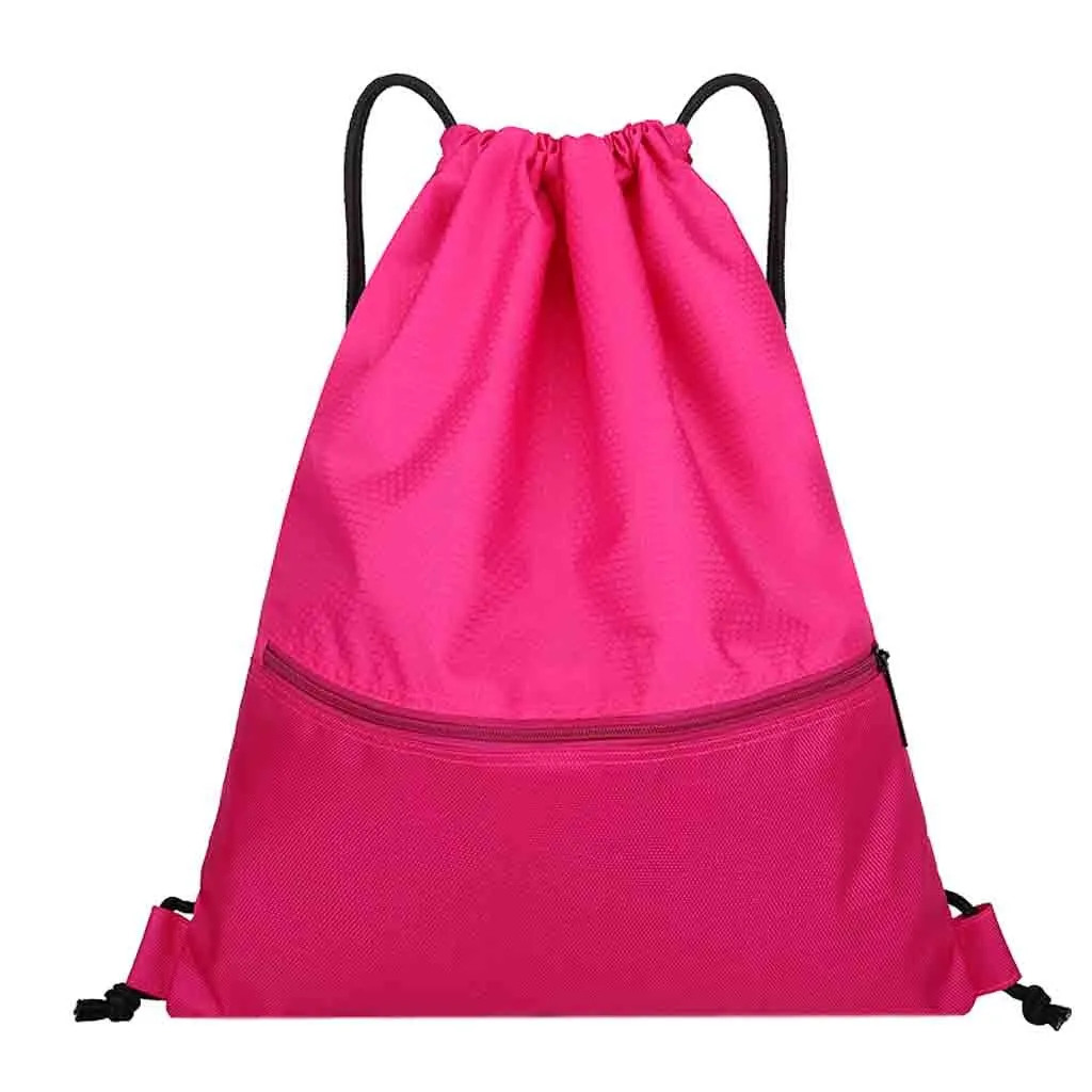 Женский, мужской, детский рюкзак на шнурке, пляжная сумка, открытый, фитнес, спортивный карман, комплект, карман, сумка на шнурке, рюкзак mujer - Цвет: D
