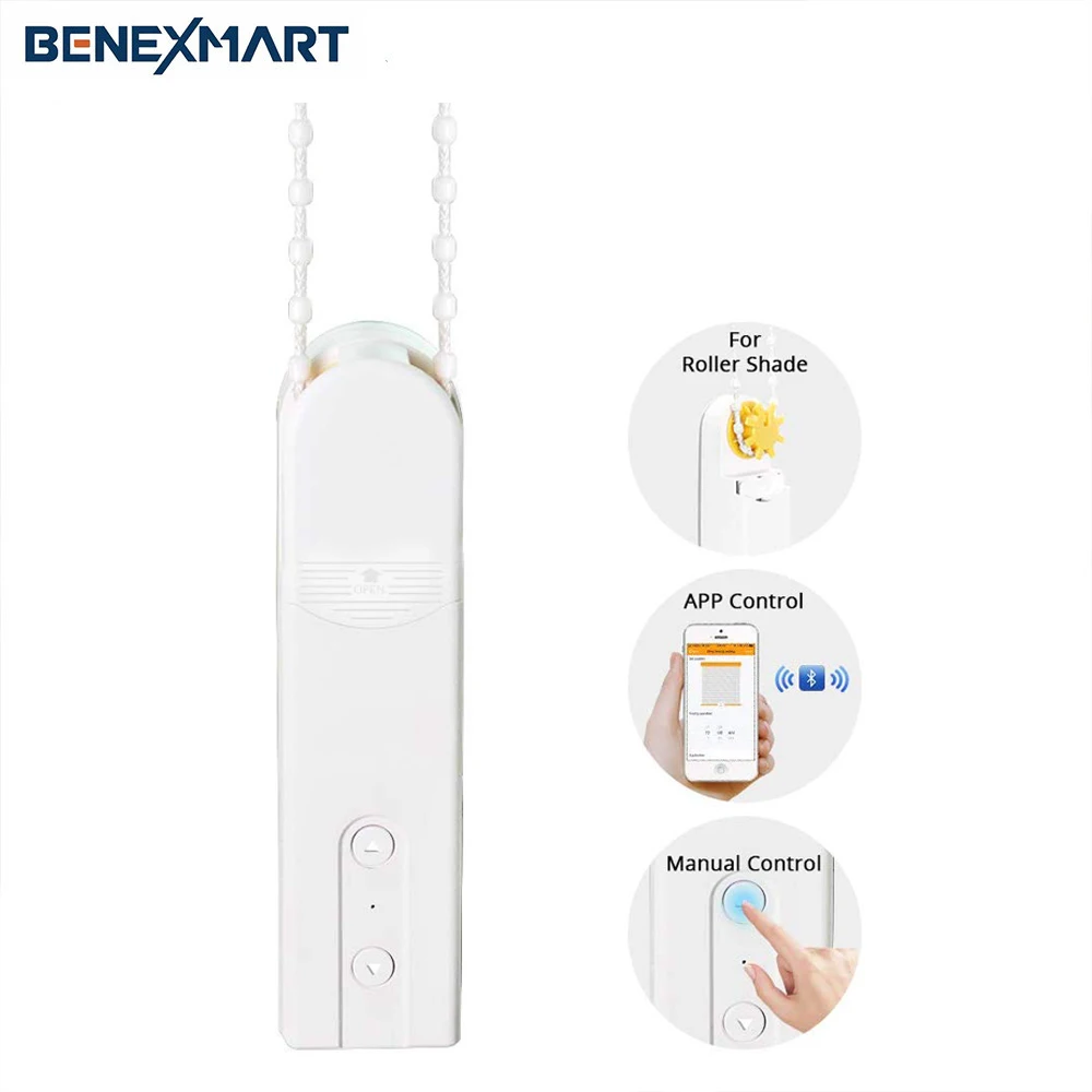 

Benexmart Bluetooth control Smart Elegance European chain motor with solar panel shades roller vertical venetian Zebra Blind