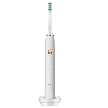 Электрическая зубная щетка с USB индукционной зарядкой, электрическая зубная щетка для взрослых с звуковой вибрацией, водонепроницаемая электрическая зубная щетка IPX7(ESD9000