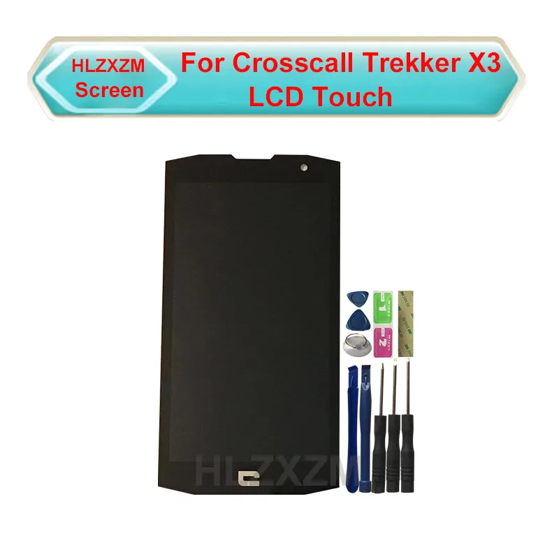 

For Crosscall Trekker X3 LCD Display With Touch Screen Digitizer Assembly Replacement With Tools+3M Sticker