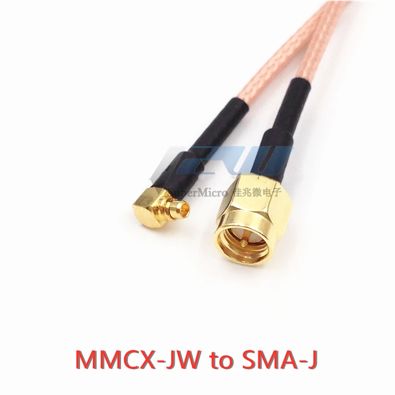 RF Connector Cable Coaxial Cable Connector Coaxial Connector RF Connector Cable Connector Cable Adapter RF Connector Adapter Antenna Cable Adapter Coaxial Test Line RF Coaxial Cable Antenna Cable MMCX-J curved male to SMA-K-J female male RG316 line sma to mmcx extension cable