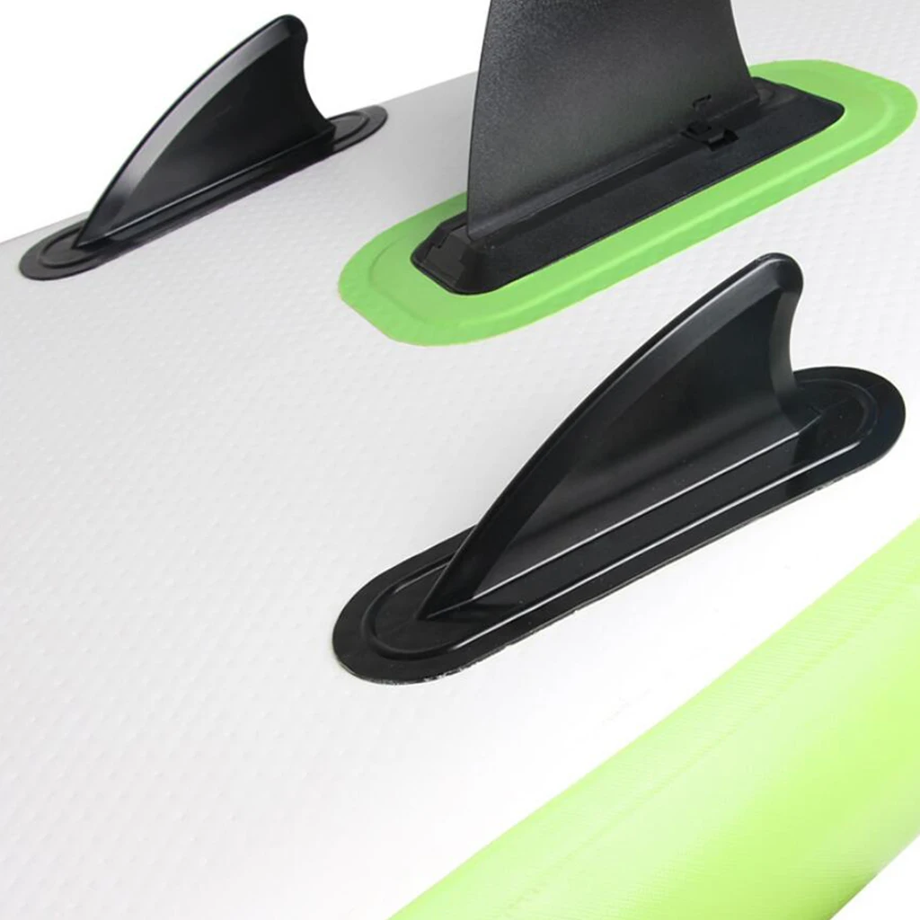 2Pcs Inflatable Surf SUP Single Center Fin & Longboard Paddleboard Surfboard Fins Case Stand Up Surf Board One-piece Center Fin
