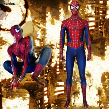 

Spider-Man Into The Spider-Verse Costume Teen Miles Morales Homecoming Cosplay Peter Parker Spiderman Halloween Adult Zetai