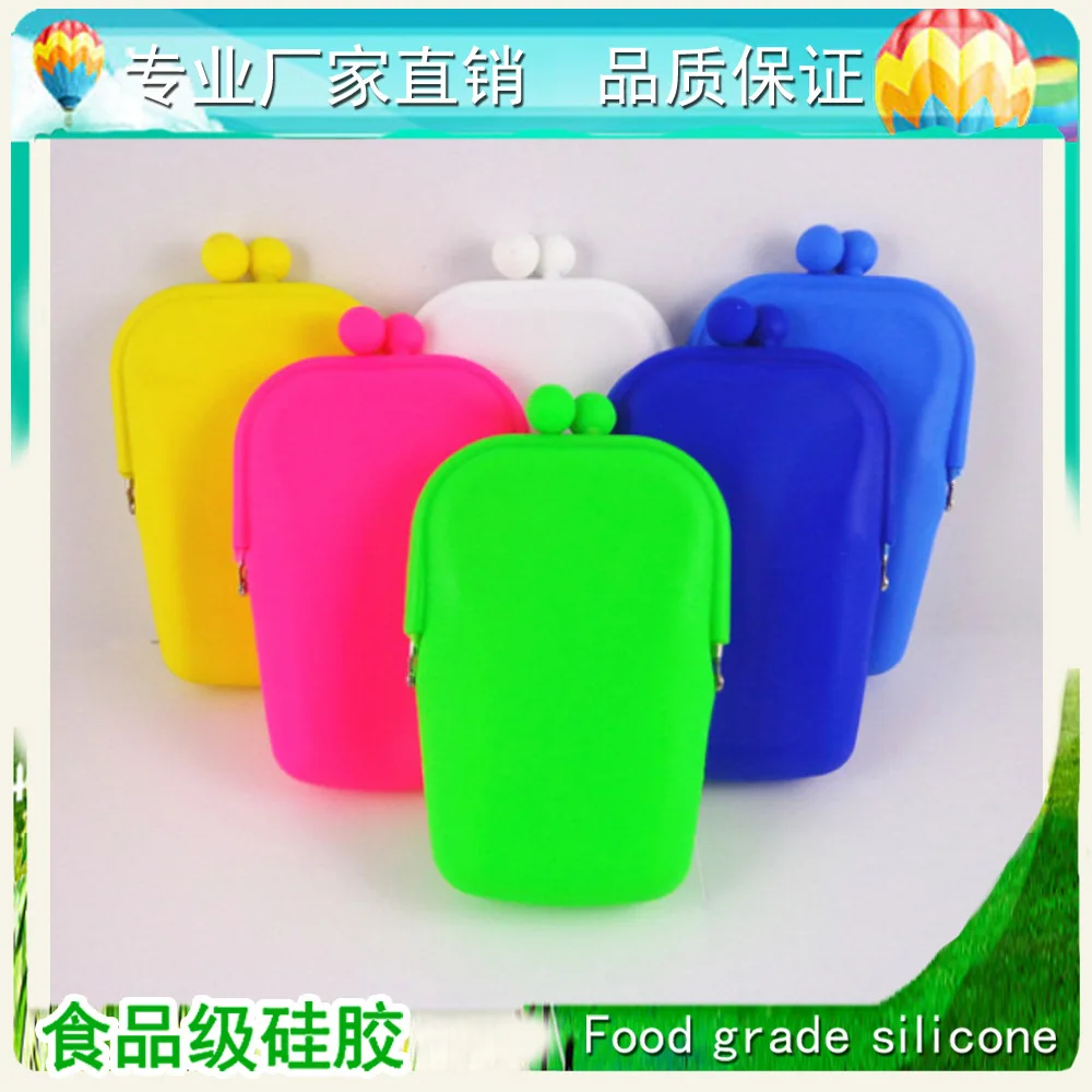 

Korean-style Fashion Short Carrying Mobile Phone Bag Camera Bag Multi-functional Creative Silicone Cosmetic Bag