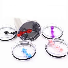 5 шт. 30 унций eakproof многоразовая пластиковая чашка крышка теплоизоляция Уплотнение Крышка для 30 унций чайная чашка с крышкой чашка может вставить соломинку