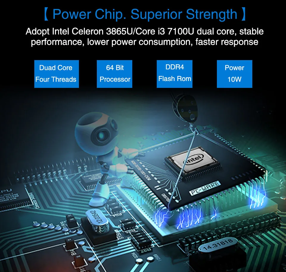 Partaker DDR4 Pfsense Мини ПК 7th Gen Kaby Lake Intel i5 7200u 2,5 ГГц двухъядерный процессор, безвентиляторный мини-ПК сервер поддерживают AES-NI