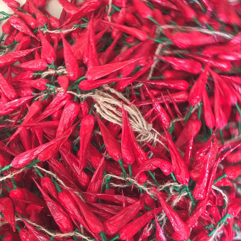 

10 Bunches Of Artificial Chili Plastic Hot Peppers Props Restaurant Decor Kitchens, Roof Hanging Decorations, Etc
