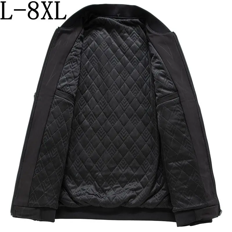 Размер 8XL 7XL 6XL новые зимние куртки парка мужская зимняя теплая верхняя одежда брендовые свободные мужские плотные Пальто повседневные мужские плотные куртки