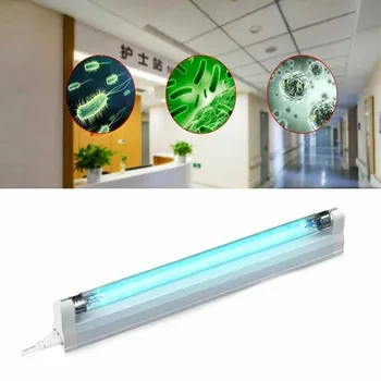 

Ultraviolet Germicidal Light T5 Tube With Fixture UVC Disinfection Sterilizer Kill Dust Mite UV quartz lamp For Bedroom