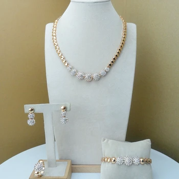 

Yuminglai Simple Design African Fashion Jewelry Sets Dubai Costume Jewelry FHK9259