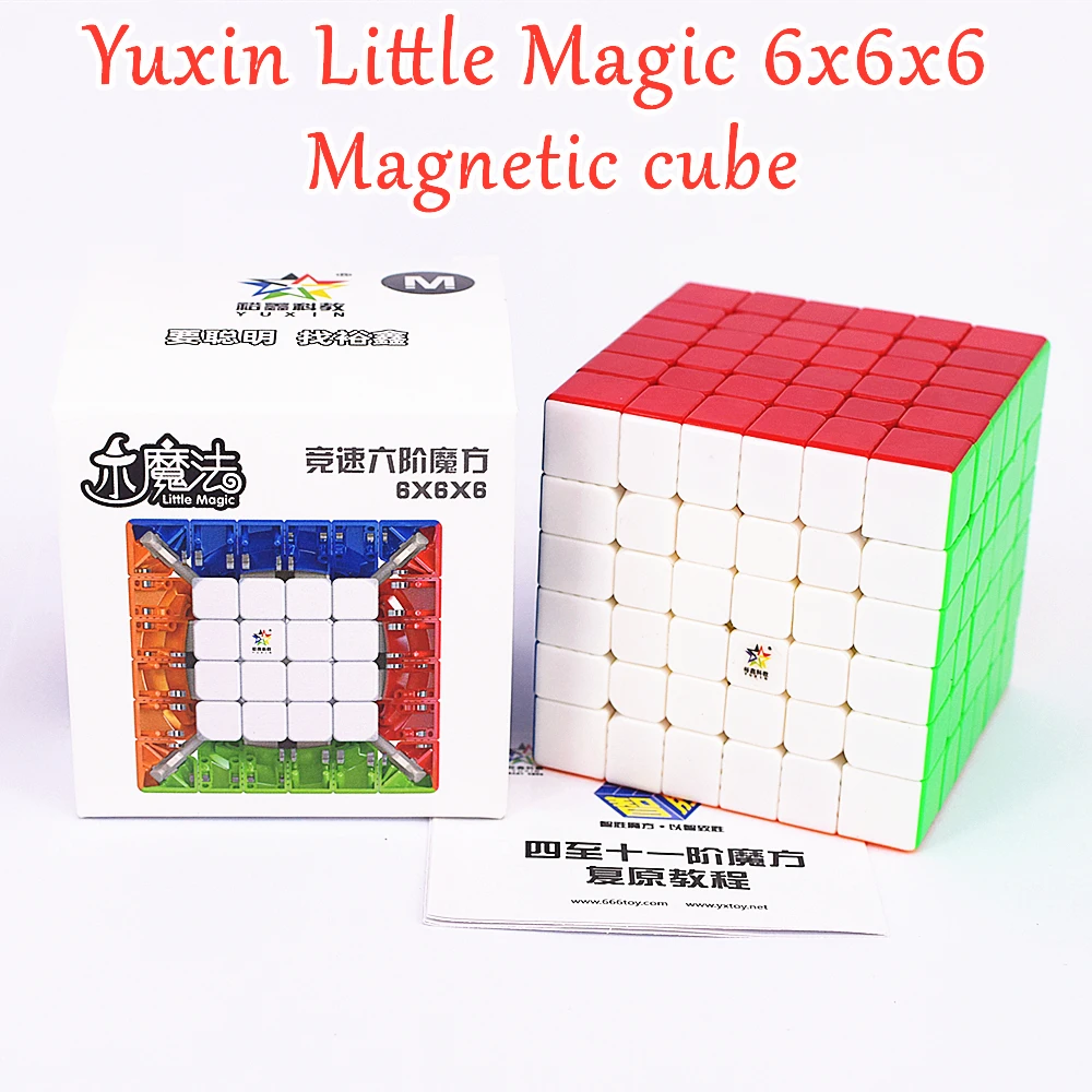 Yuxin Little Magic M Magnetic 6x6x6 magic cube 6x6 speed puzzle cubo magico | Игрушки и хобби
