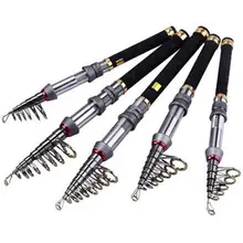 

75% Discounts Hot!1.3-2.7m Mini Telescopic Carbon Fiber Outdoor Sea Fishing Rod Pole Fish Tackle