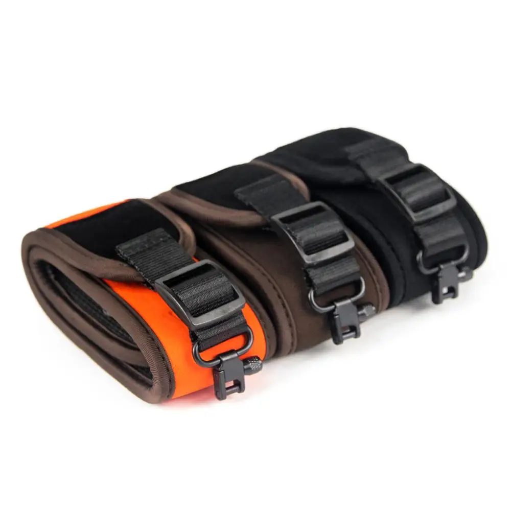 Gun Sling Neoprene Rifle Shotgun with Swivels Padded Anti-slip Shoulder Belt for Weapons Hunting Accessories
