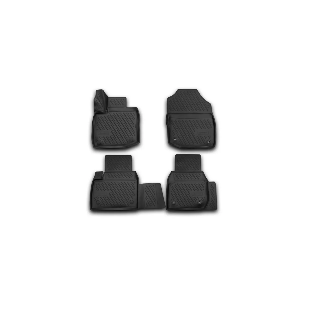 Коврики 3d в салон honda civic 5d, 01/2012->, хб., 4 шт.(полиуретан)(хонда цивик