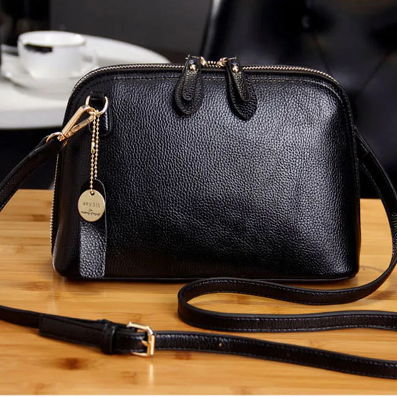 Роскошный клатч из искусственной кожи, сумки через плечо для женщин, модные однотонные женские сумки высокого качества, дизайнерские сумки - Цвет: Черный