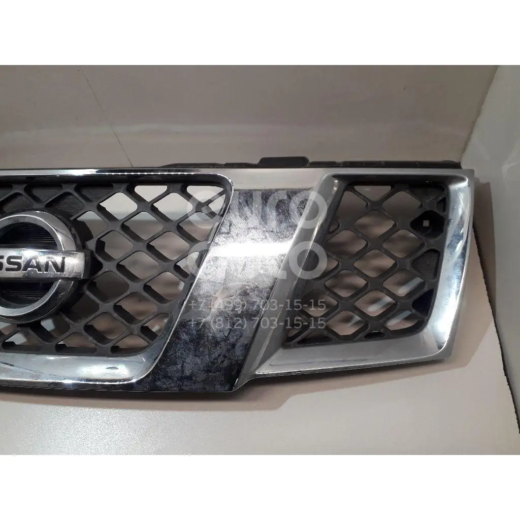 Решетка радиатора, состояние – Б/У,, для Nissan Navara(D40) 62310EB400 ДО 2010 ГОДА ХРОМ 62310EB400