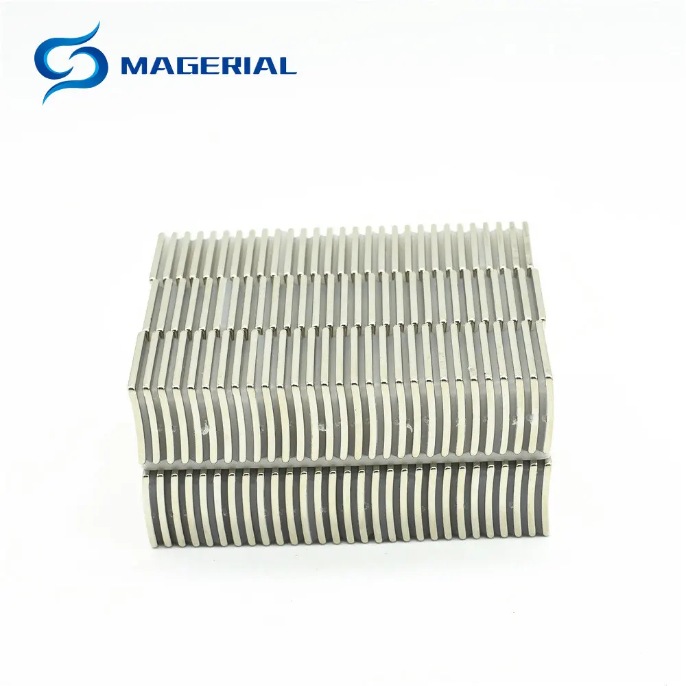 NdFeB магнит дуги OR18xIR14x45deg. x20 мм N42H сильный двигатель магнит для генераторов ветряной турбины Неодимовый Постоянный Магнит 600 шт