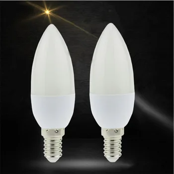 

10X Led Candle Lamp E14 5W 7W 9W 220V Save Energy Spotlight Warm / Cool White chandlier Crystal Lamp Ampoule Bombillas Home Ligh