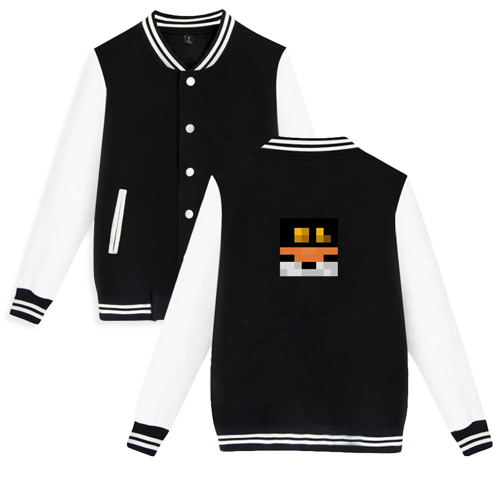 

Fundy Print Autumn Winter Holiday Preppy Unisex Youthful vitality Clothes Chic Style Baseball Uniform