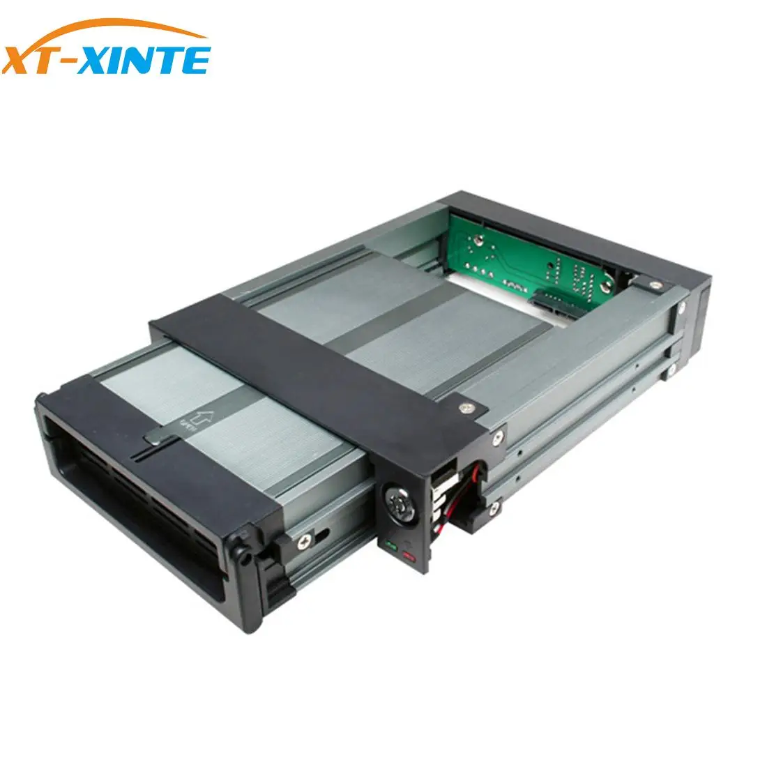

XT-XINTE алюминиевый корпус 3,5-дюймовый внутренний жесткий диск HDD корпус извлечение Корпус SATA горячий жесткий диск с поддержкой «горячей замены» коробка