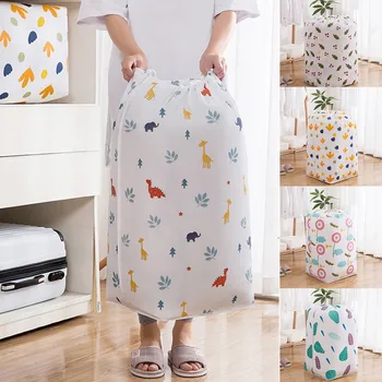 

1 PC Foldable Storage Bag Quilt Storage Bag Clothes Blanket Quilt Closet Sweater Organizer Box Pouch 32x70x32cm