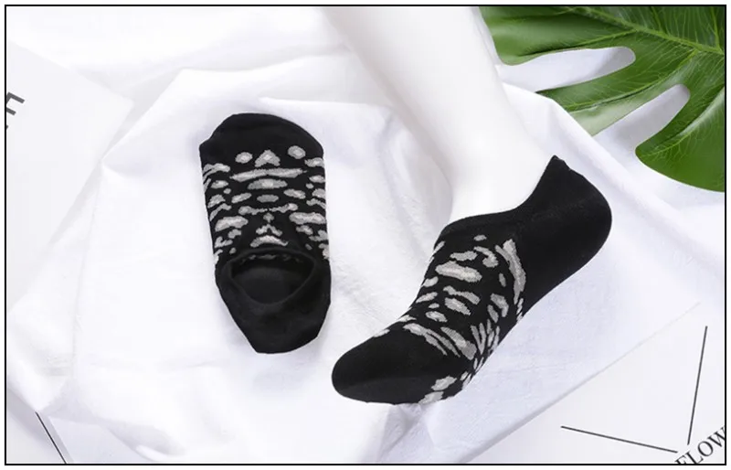 3Pairs/lot=6pieces Leopard Boat Socks Ladies Cotton Invisible Summer Women Fashion Socks Wild College Wind Socks Female