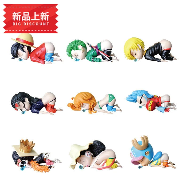 6センチメートルアニメワンピースルフィゾロサンロビンチョッパーフランキーブルックナミウソップ眠い裸の箱アクションフィギュアモデルおもちゃy8 Aliexpress おもちゃ ホビー