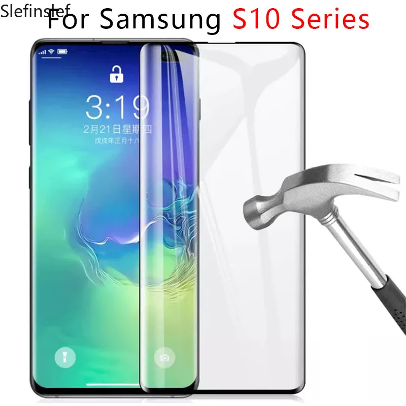 Чехол из закаленного стекла для Samsung S10 E Plus S10e S 10 Защитное стекло экрана телефона