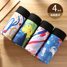 4 шт \ нижнее белье органические натуральные хлопковые боксеры мужские сексуальные боксеры проветривают Большие размеры боксеры