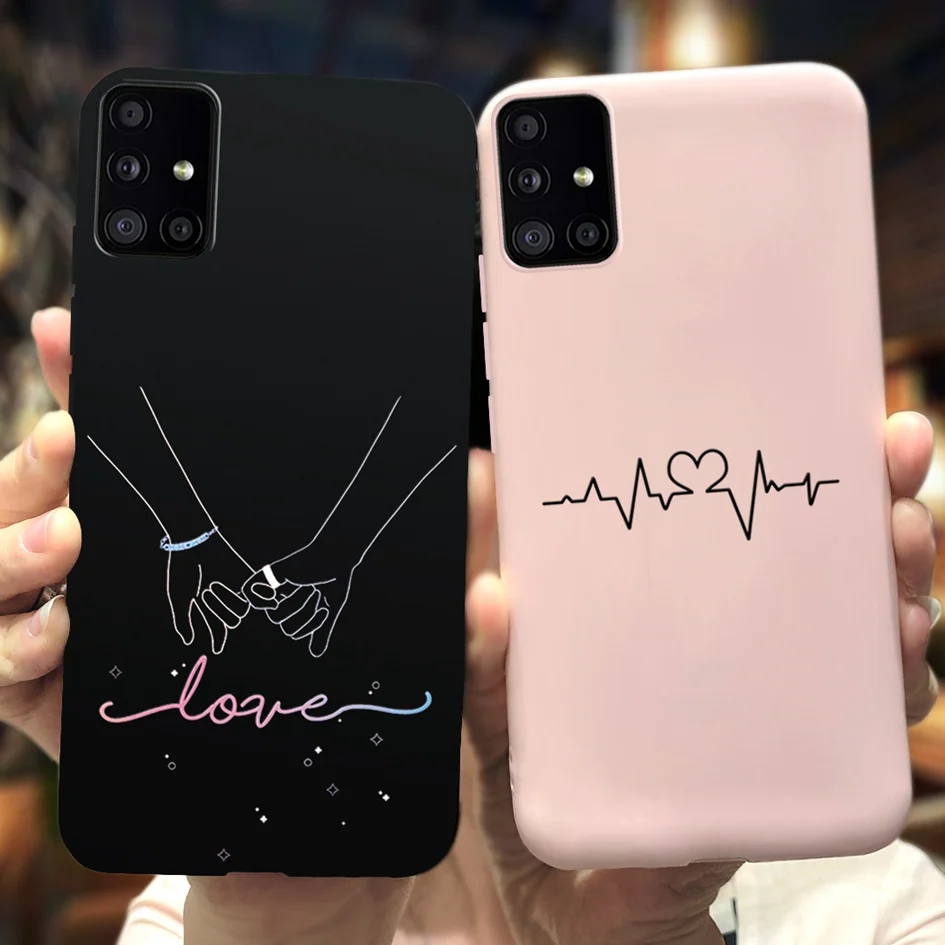 Cute Couple Love Heart Slim TPU Phone Cover – Soft Touch s