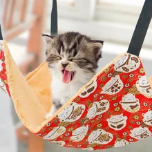 

Warm Hanging Cat Bed Mat Soft Cat Hammock Winter Hammock Pet Kitten Cage Bed Cover Cushion