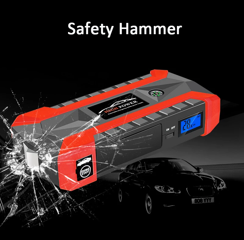  20000mAh Super Power Car Jump Starter Power Bank 600A Car Battery Booster Portable Charger for Mobi