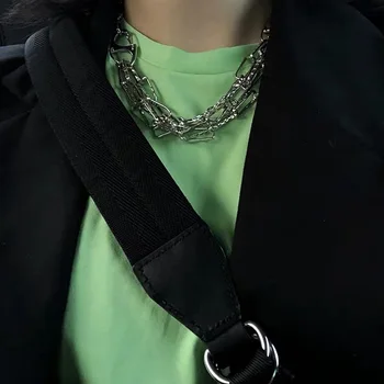 

streetcar named windy texture multi-layer chain cool fashion street snap web celebrity collarbone chain is removable
