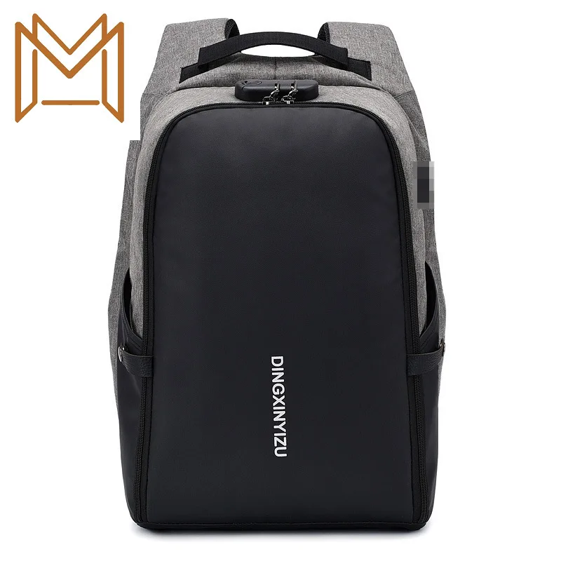 

Man Business Affairs Computer Package Usb Charge Both Shoulders Package College Student Bag