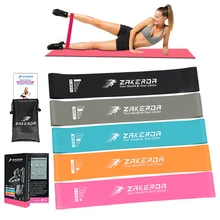 Loozykit, 5 шт., Эспандеры для йоги, спортзала, фитнеса, тренировки, прочные резинки, петля для упражнений, тянущаяся веревка, хип-лифтинг, спортивный ремешок