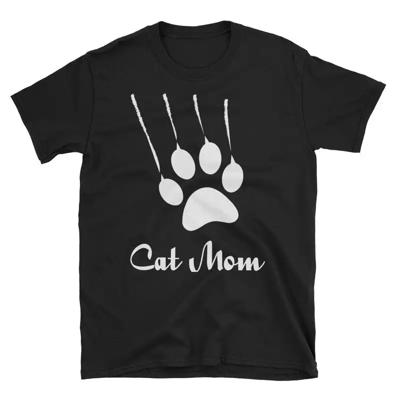 

Amime Clothing 2019 New Cat Mom Mama Mother Tshirt Women's Cute Funny Letter T-shirt Creative Cotton Leisure Top Tees For Ladies