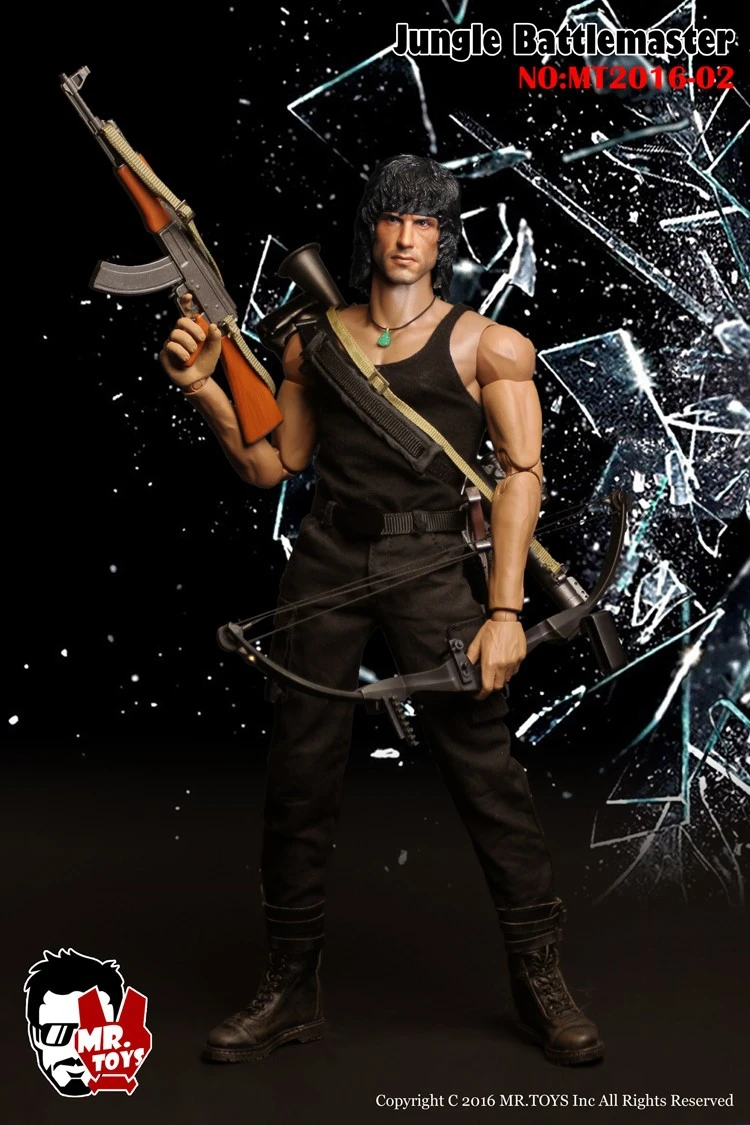 

MR.TOYS MT2016-02 First Blood Jungle Battlemaster Rambo 1/6 Figure