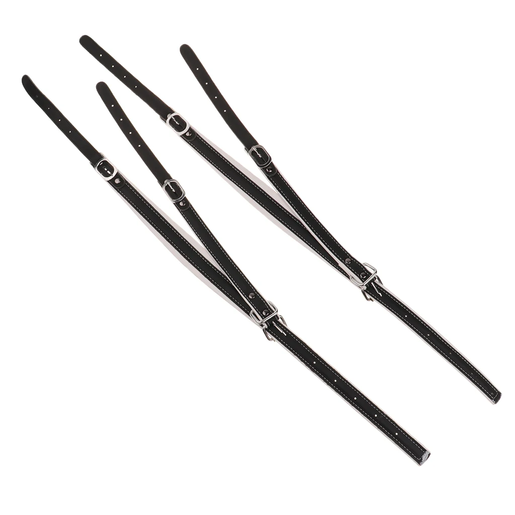 2 Pieces Imitation Leather Shoulder Strap for Bass Accordion Parts