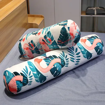 

60/100cm Long Pillow Nordic Style Flamingo Pillow Cushion Sofa Bed Sleeping Pillow Plush Home Decoration Pink Green Pillow