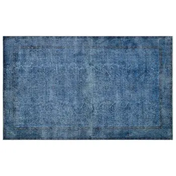 

Handmade Blue Vintage Overdyed Turkish Area Rug 175x285 Cm-5'9''X9'4''