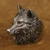 LINSION Cupronickel Huge Details Wolf Ring Mens Biker Rock Punk Jewelry CP90 US Size 7~15 1