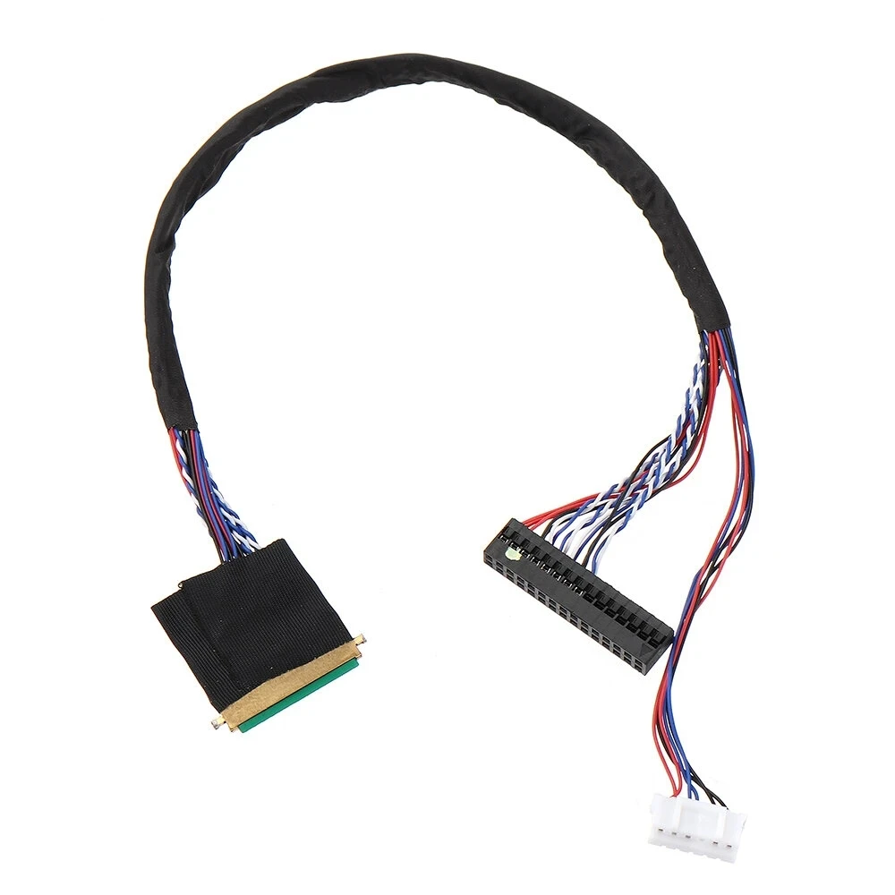 Universal 1Ch 8Bit 40Pins 0.5mm I-PEX20453 IPEX 20455 Notebook LED LCD LVDS Screen Cable for LCD DIY Modified display lvds cable adapter kit