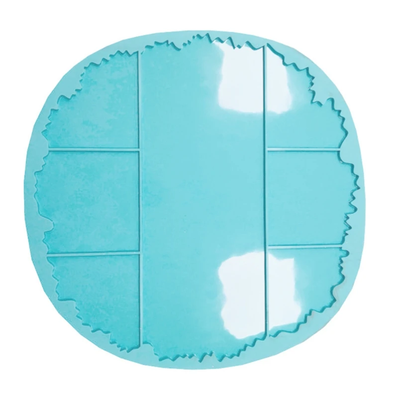 

Coaster Tray Epoxy Resin Mold Cup Mat Pad Silicone Mould DIY Crafts Decorations Ornaments Casting Tools X4YA