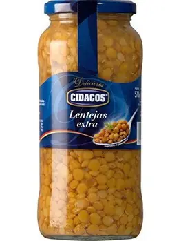 

Cidacos - Lentejas Extra - 570 g - [Pack de 4]