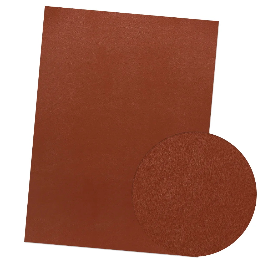 IBOWS 22*30 см искусственная кожа ткань для шитья искусственная Синтетическая кожа лист Pu для DIY сумки обувь материал Hademade ткань - Цвет: coffee