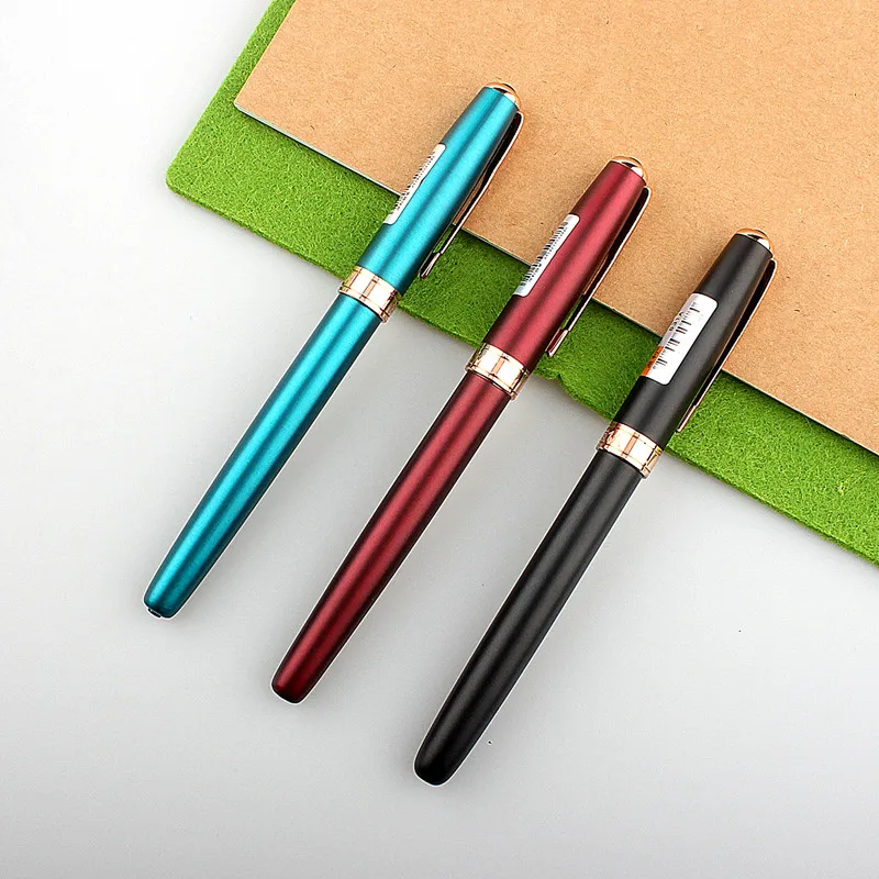 

1Pcs Luxury Metal Fountain Pen Elegant Retro Morandi Color Excellent Business Office Student School stationery Pen