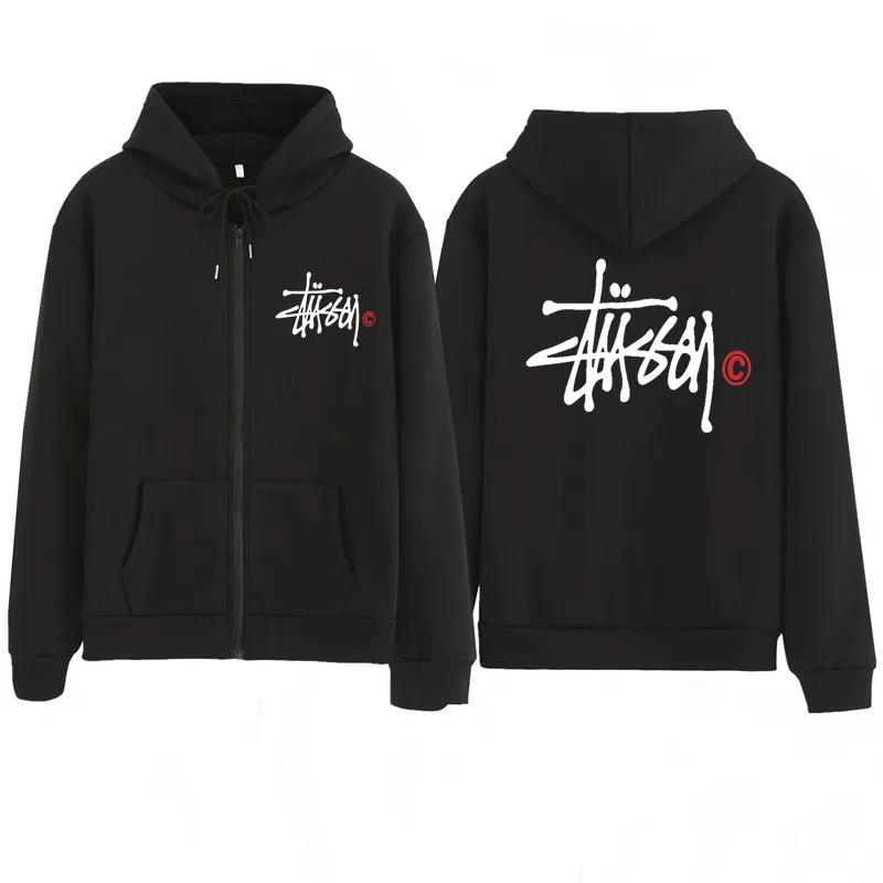 

2019 Women Plus Size Couple Hoodies Autumn Winter Thick Fleece Letter Print Hooded Sweatshirt Zipper Coat Long Sleeve Outwear