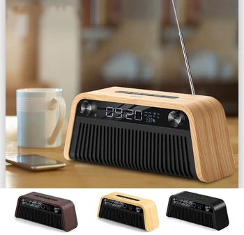 

Wireless Bluetooth Speakers Alarm Clock Computer Desk Subwoofer Outdoor Car Phone Mini Portable Retro Collection Radio TF