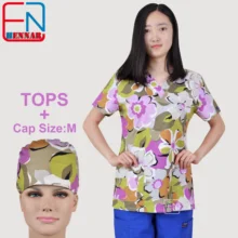 Бренд Медицинский Скраб Топы для женщин хирургические скрабы, Скраб Униформа в хлопок Chengse maotouying